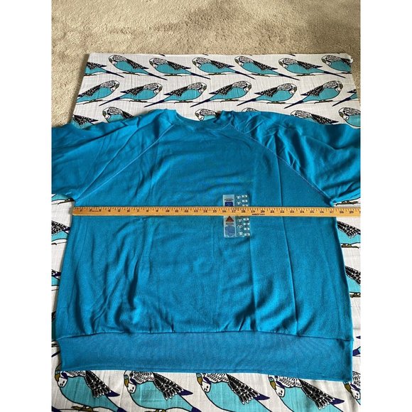 Vintage 1991 Lady MacGregor Sweat Shirt XXL 2X Blue Women’s Monsanto Fibers - Picture 7 of 11